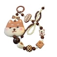 thumbnail image 1 of Compact PVC Keychain Adorable Shiba Inu Design Decorative Keychain Accessory, 1 of 10