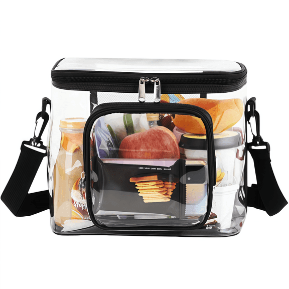 Compact PVC Square Lunch Box Carrier In Stylish Design, Great For Outings