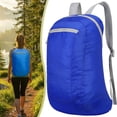 thumbnail image 1 of Compact Packable Outdoor Travel Day Bag, Lightweight Water Resistant Foldable Backpack 20L for Hiking Camping Commuting Storage Rucksack Men Women Blue, 1 of 8
