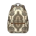 thumbnail image 1 of Compact Paisley Print Backpack – Convenient Paisley Gift for Daily Use, Slim Waterproof Bookbag, Fits 13" Laptop, Lightweight for School & Short Trips, 1 of 6