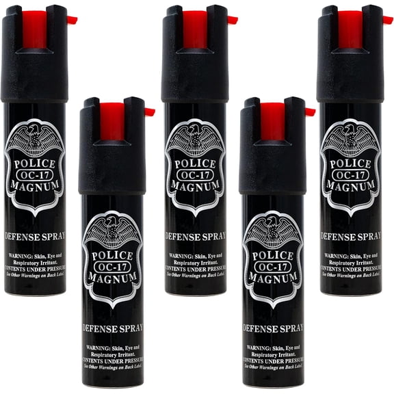 Compact Pepper Spray Self Defense- Tactical Maximum Heat Strength OC- Small Discreet Carry Canister- Made in The USA