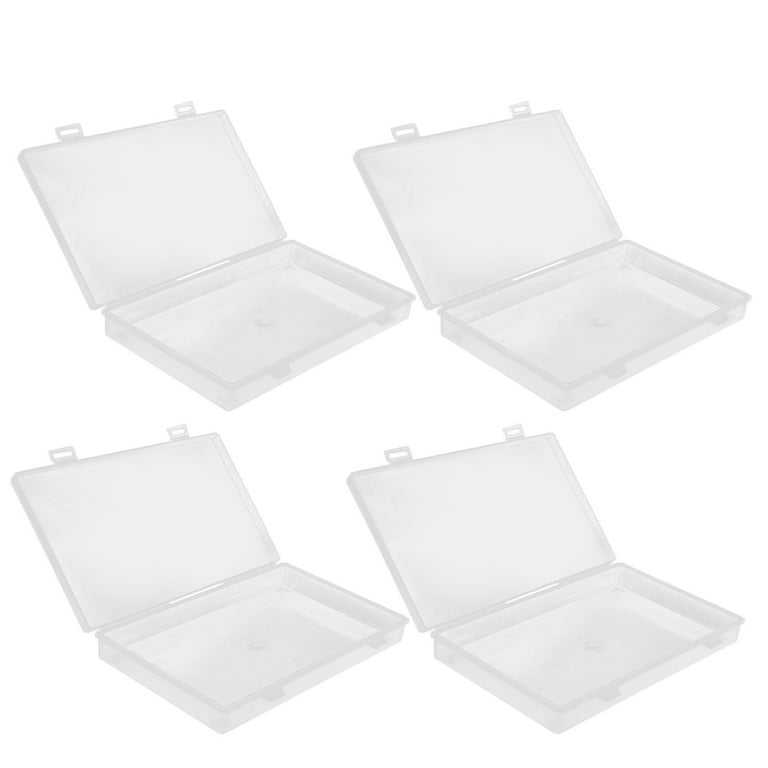 Compact Plastic Boxes for Small Item Organization Transparent - Main Image