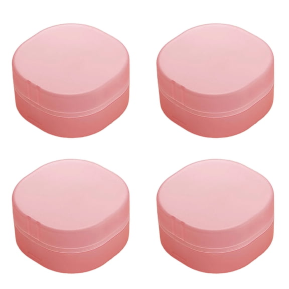Compact Plastic Makeup Cotton Storage Box Square Design Clear Container Dustproof Lid For Small Spaces Travel