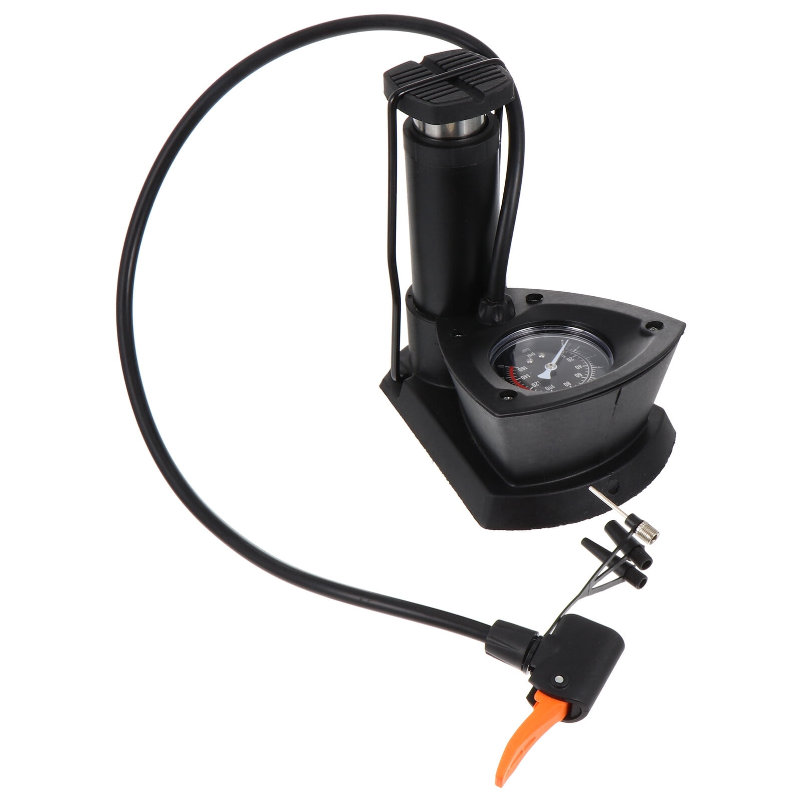 Compact Portable Bike Pump with Gauge Mini Air Foot Bike Tire Pump