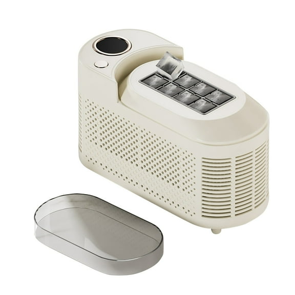 Compact Portable Countertop Ice Maker Machine Produces Mini Cube Ice For Home Kitchen Dormitory Camping And Car Travel Use