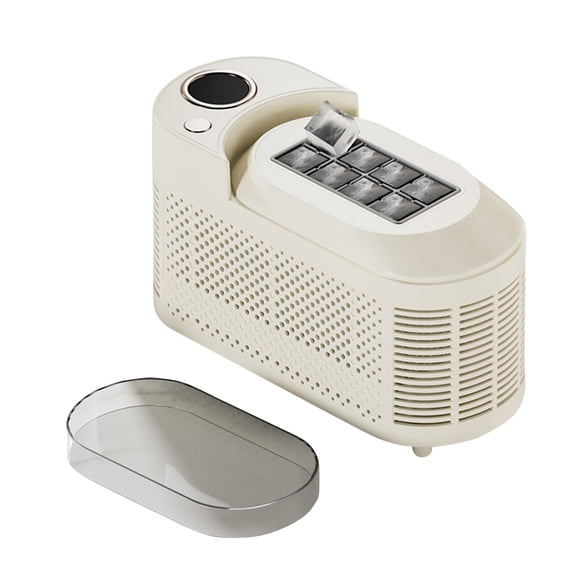 Compact Portable Countertop Ice Maker for Kitchen and Travel—Efficient Cube Ice Machine for Home Dorm Camping and Car Use