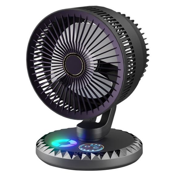 Compact Portable Desk Fan with Adjustable Tilt Head and Multiple Speed ...