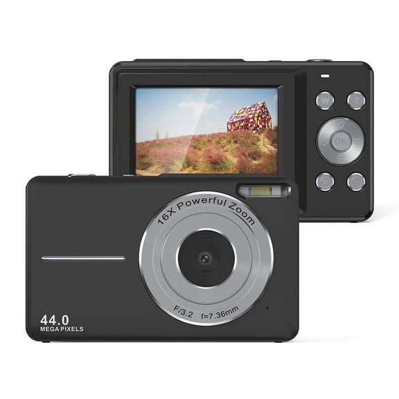 Compact Portable Digital Camera with Long-Lasting Battery Life, High-Definition Display & Vibrant Color Performance - Perfect for Students, Kids and Selfie Lovers