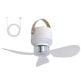 thumbnail image 1 of Compact Portable Fan Light, Rechargeable Camping Tent Fan, Silent Dormitory Ceiling Fan, Bright Outdoor Fan with Built-in Light, Versatile Travel Fan for Camping Outdoor, 1 of 9