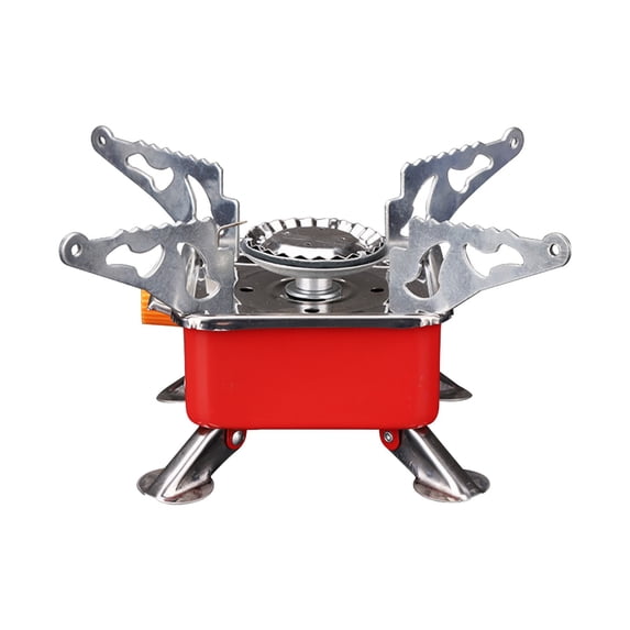 Compact Portable Folding Butane Stove for Camping Hiking and Outdoor Cooking with Stable Flame and Safety Features