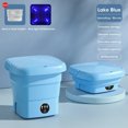 Compact Portable Folding Washing Machine Bucket for Clothes Socks