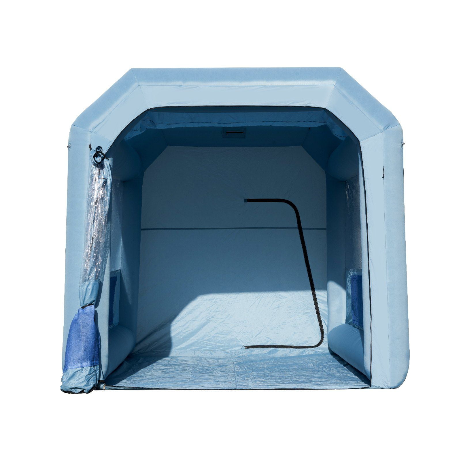 Compact & Portable Inflatable Car Paint Booth, 13.1x9.8x9 Ft Setup, 750W Blower with Filter for Contamination Control, Ideal for Motorcycle, Bicycle, Auto Part Refinishing
