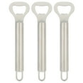 thumbnail image 1 of Compact & Portable Kitchen Tools for Effortless Lid Removal Mini Stainless Steel Beer Bottle Openers, 3-Pack, 1 of 8