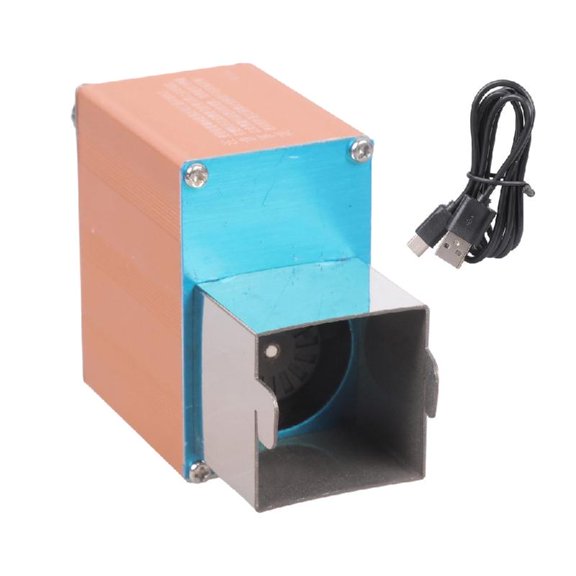 Compact Portable Metal Blower Changeable Speed 10000RPM USB Cable Compatible for Barbecue Grill Aid Outdoor