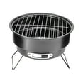 thumbnail image 1 of Compact Portable Outdoor Camping Grill - Non-Stick Circular Carbon Grill for Barbecue, Stir Fry, Soup, and More - Versatile Wood Stove for Household Use, 1 of 6