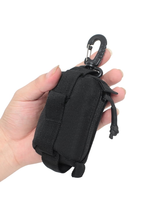 Compact Pouch Utility EDC Waist Belt Bag Mini Coin Purse Keychain Wallet for Men Women