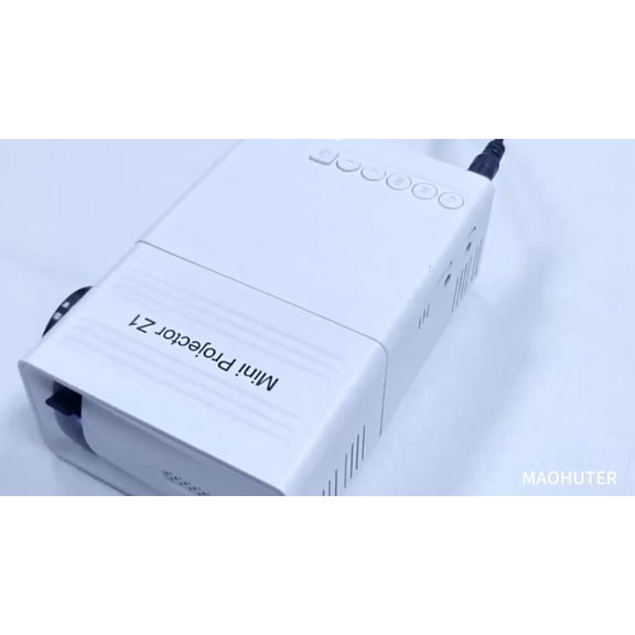 Compact Projector, Mobile Video Projector, with a Local Resolution of 1920X1080, Designed for Smartphones, Tablets, And USB Connections, Providing Lifelike 3D Visuals And Compatibility with Multiple
