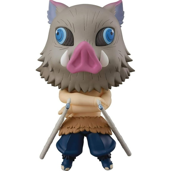 Compact Q Version Interchangeable Face Sculpture, Hashibira Inosuke Trendy Home Display Statue