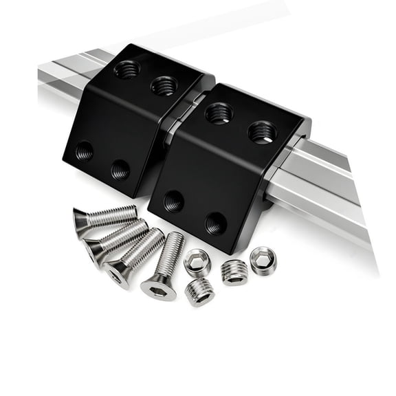 Compact Quick Install Rails Track Clamps Brackets Support Holders Simple Slide and Tighten Methods for Fast Attachment