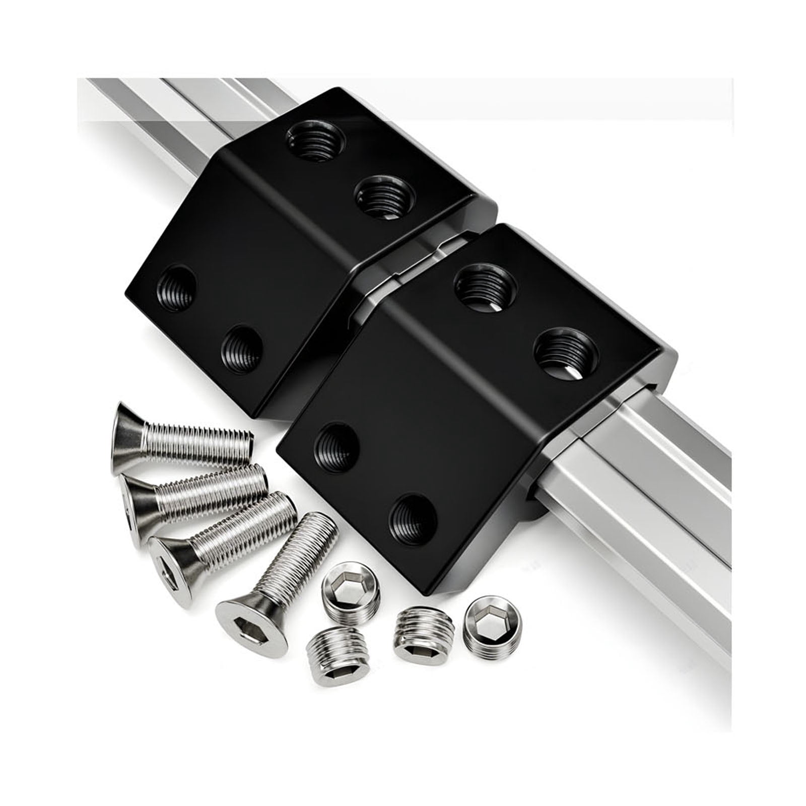 Compact Quick Install Rails Track Clamps Brackets Support Holders ...