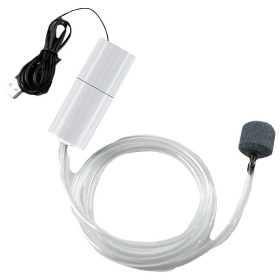 Compact & Quiet Aquarium Pump for Outdoor Fishing, USB-Powered with Low Energy Consumption