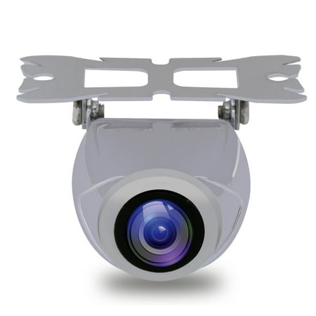 Compact Rear View Backup Camera, Parking Reverse Cam, Front or Rear Mountable, Night Vision, Waterproof