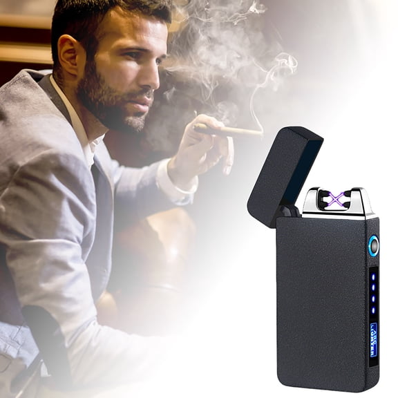 Compact Refillable Electronic Windproof Adjustable Flame Durable Design