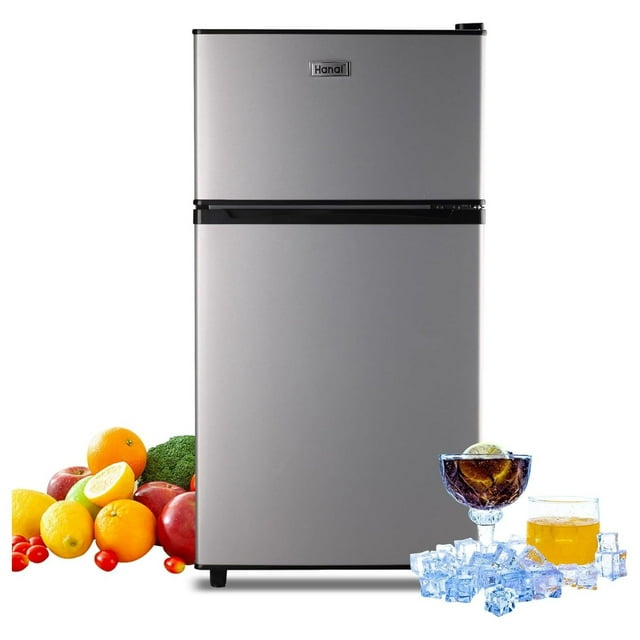 Compact Refrigerator 3.5 Cu.ft Mini Fridge with Freezer, Small