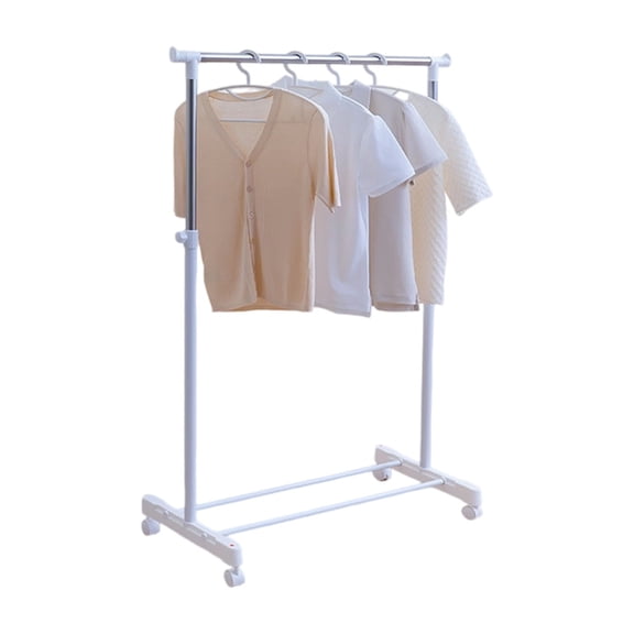 Compact Retractable Clothes Airer Sturdy Base Easy Mobility for Apartments Balconies