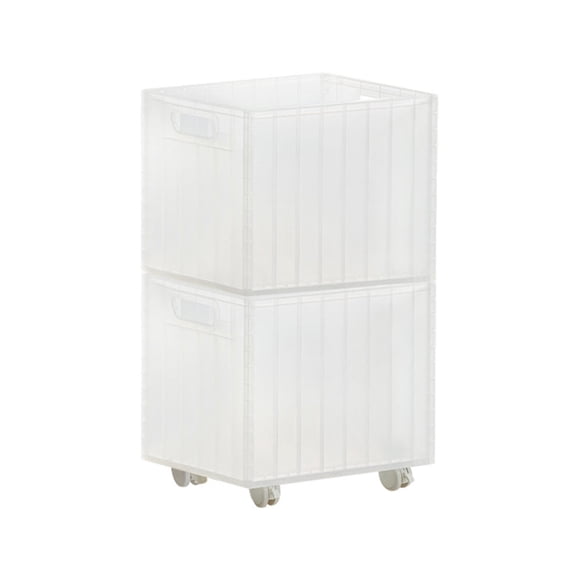 Compact Rolling Storage Box With For Home Organization Easy Mobility Items
