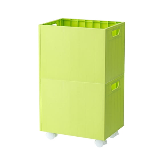 Compact Rolling Storage Box With For Home Organization Easy Mobility Items