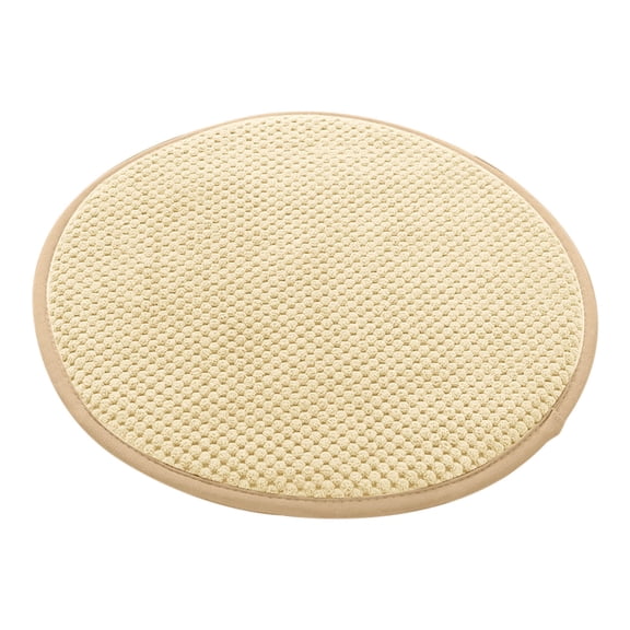 Compact Round Cushion 12in Non-Slip Stool Pad Thickened Support Breathable Elastic Bands Home Office Balcony Mat