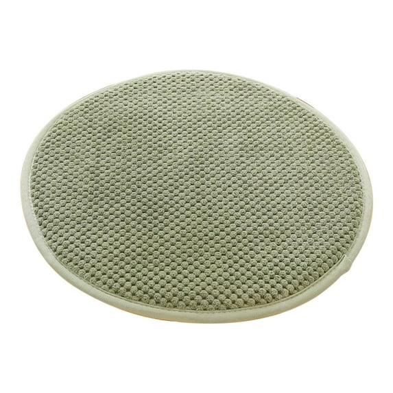 Compact Round Cushion 12in Non-Slip Stool Pad Thickened Support Breathable Elastic Bands Home Office Balcony Mat