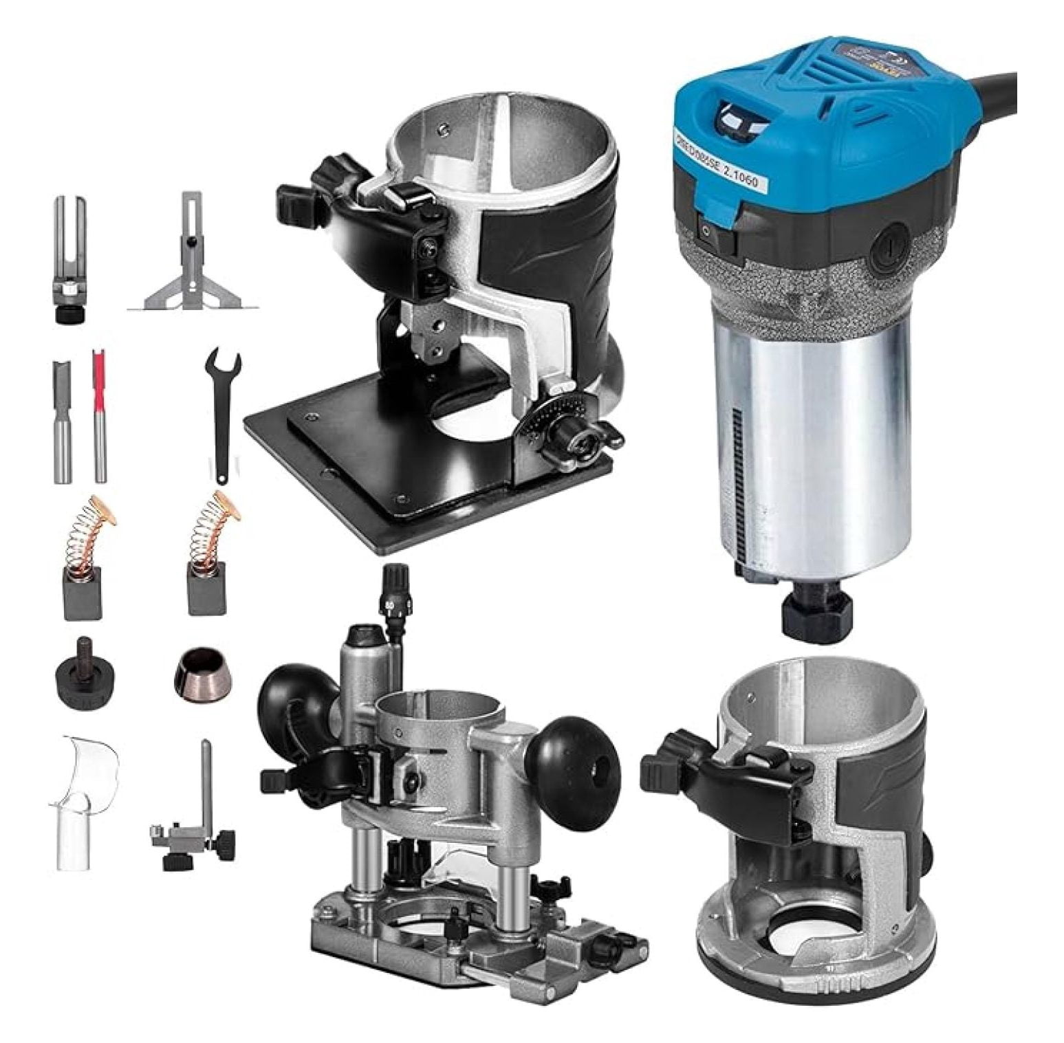 Rotor Router Price List Compact Router 1.25HP With Fixed Base, Plunge Base and Tilt Base ...