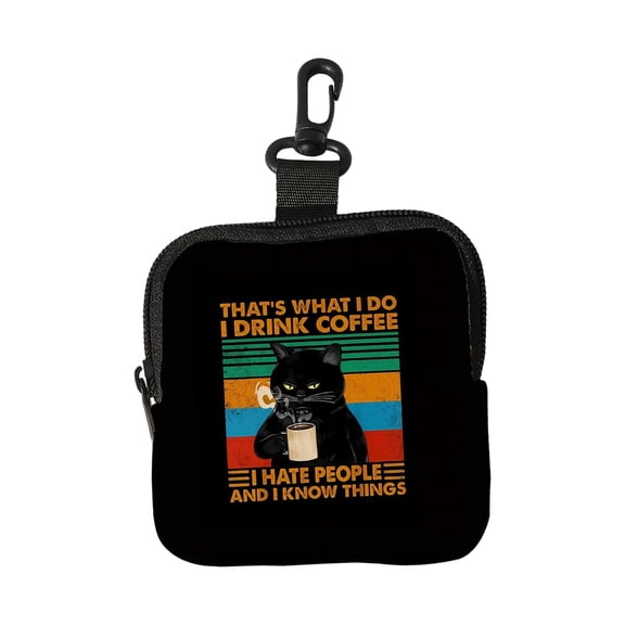 Compact Sanitary Pad Holder Cable Management Pouches Travel Friendly Polyester Organizers With Dividers