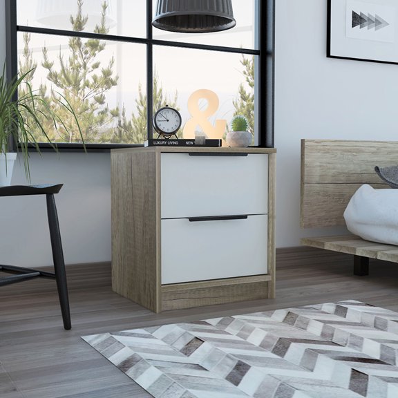 Compact Side Table with Drawers / Solve Storage Problem in Small Spaces