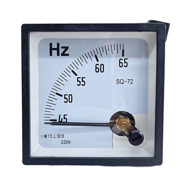 Compact Size Plastic Power Frequency Monitor Tester 45-65Hz Wide Voltage Ranging 100V 220V Home Industrial Application