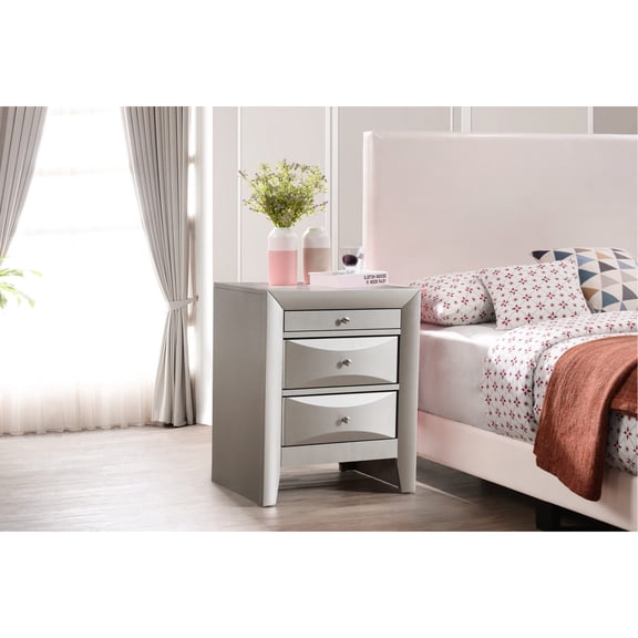 Compact Size and Style | Easy - Reach Drawers | Walk - in Closet Side Table