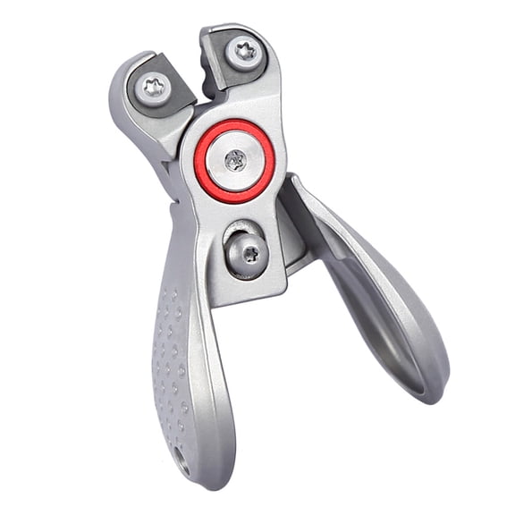Compact Sliding-Lock Fishing Line Cutter Scissors, Stainless Steel Braided Line Trimming Tool for Saltwater Anglers & Fly Tying