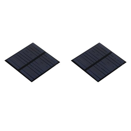 Compact Solar Panel Kit 5.5V 110mA for DIY Energy Projects - Set of 2