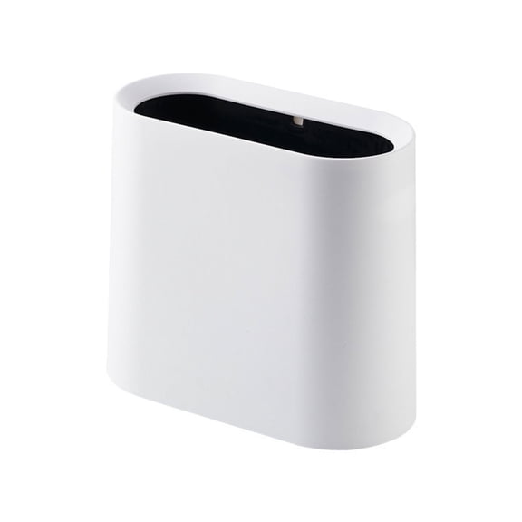 Compact Space-Saving Trash Can for Apartments Bathrooms Home Decorative Waste Bin