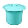 thumbnail image 1 of Compact Spittoon with Lid Splashproof Urinal Pot for Outdoor Camping Car Elderly Blue, 1 of 8