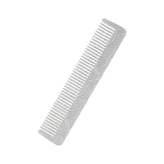 Compact Stainless Steel Beard and Mustache Comb for Men Travel Friendly Styling Combs Hairdressing Grooming Tool