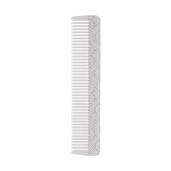 Compact Stainless Steel Beard and Mustache Comb for Men Travel Friendly Styling Combs Hairdressing Grooming Tool