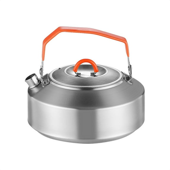 Compact Stainless Steel Camping Kettle For Hot Beverages 0 9L And 1 5L Sizes