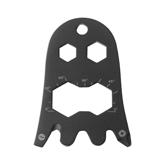 Compact Stainless Steel Keychain Tool Card Feature Screwdriver Bottle Opener Wrench Nonslip Grip For Everyday Carry