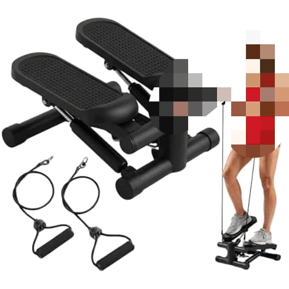 Compact Stepper Machine for Indoor Cardio & Leg Workout | Small Portable Step Exercise Equipment for at-Home Fitness | Quiet & Stable Fitness Stepper | Mini Stair Stepper for Home by