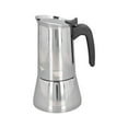thumbnail image 1 of Compact Stovetop Coffee Maker 2/4 Cups with Ergonomic Designs for Electric Induction Cooktops Portable and Sturdy, 1 of 6