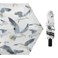 thumbnail image 1 of Compact Sun Umbrella Windproof Travel Umbrellas for Rain Strong Portable UV Protection Seagulls Flying, 1 of 8