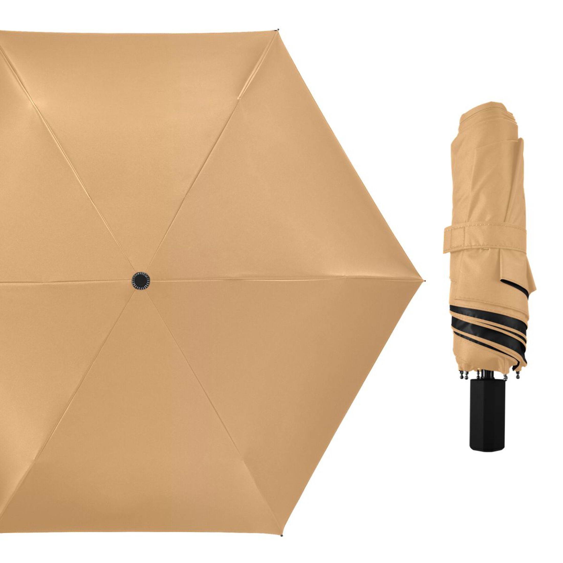 Compact Sun Umbrella Windproof Travel Umbrellas for Rain Strong Portable UV Protection Summer Tan